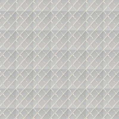 Marble Systems Thassos White, Pura Glass, White Mother Multi Finish Rita Marble Mosaic 9 11/32x9 11/32 - Thassos White, Pura Glass, White Mother - 9 11/32" x 9 11/32" x 3/8"