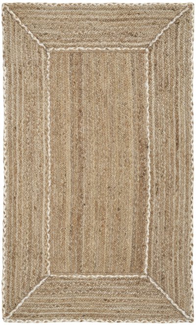 Nourison Home Nourison Terrazzo Jute TRJ01 8' x 10' Natural Grey Farmhouse Indoor Rug - 3' x 5'