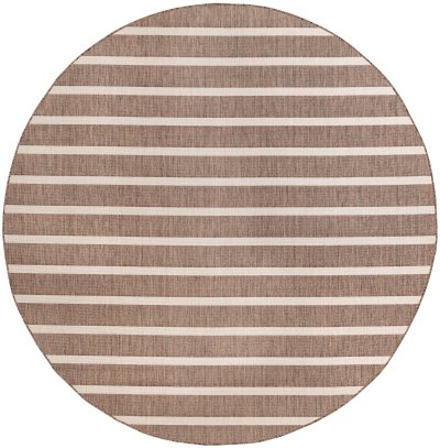 Nourison Home Nourison Positano POS03 7' x 10' Natural Ivory Modern Rug - 10' Round