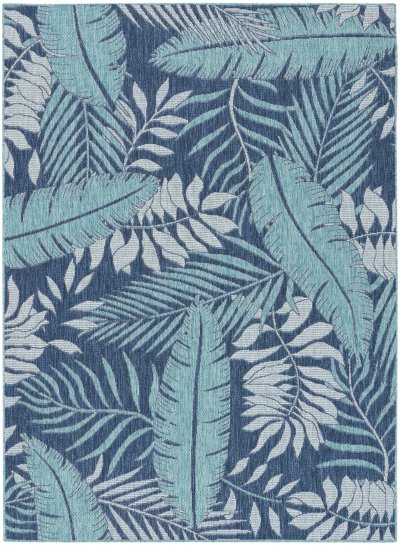Nourison Home Nourison Garden Oasis GOA02 2' x 3' Navy Outdoor Rug - 6' x 9'