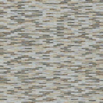 Marble Systems Kiri Matte 1x4 Glass Mosaic 12 1/4x9 7/8 - Kiri - 12 1/4" x 9 7/8" x 15/64"