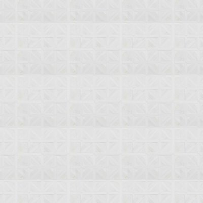Marble Systems Snow White Multi Finish Ponte Basket Marble Mosaic 14 13/16x14 13/16 - Snow White - 14 13/16" x 14 13/16" x 3/8"