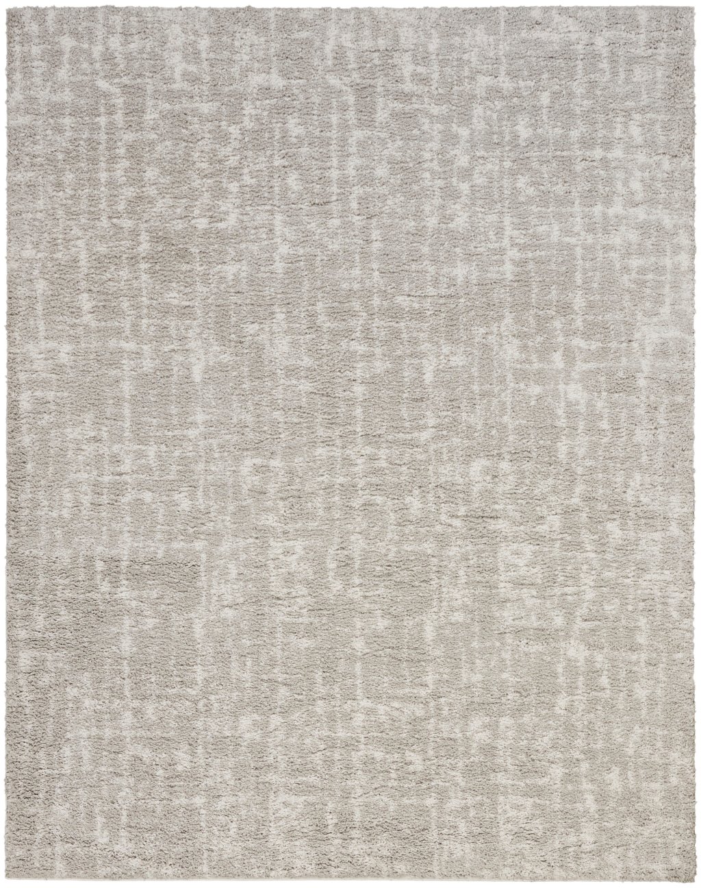 Nourison Home Nourison Modern Shag MMD06 7'10" x 9'10" Grey Ivory Modern Indoor Rug