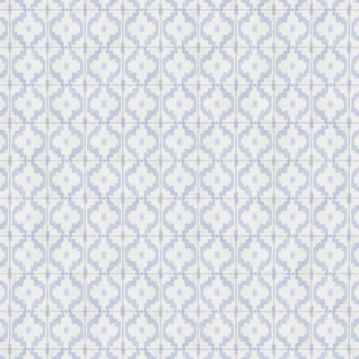 Marble Systems Indigo Wash Ikat Glossy Glazed Terracotta Tile 6x6 - Indigo Wash Ikat - 6" x 6" x 3/8"