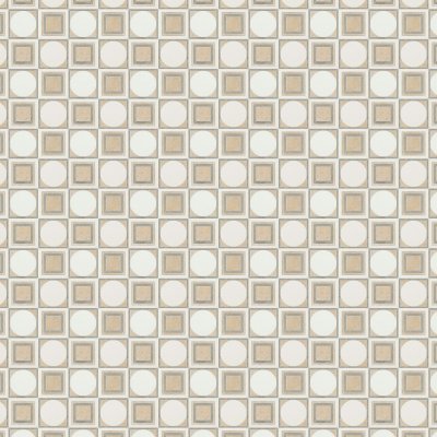 Marble Systems Champagne, Seashell, Olive Green Multi Finish Cicero Limestone Mosaic 12x12 - Champagne, Seashell, Olive Green - 12" x 12" x 3/8"