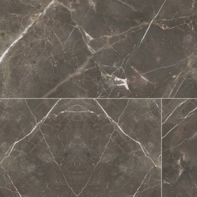 Qualis Ceramica Royal Stoneworks 48X110 Regal Brown Marble Polished - Alternating 1/3