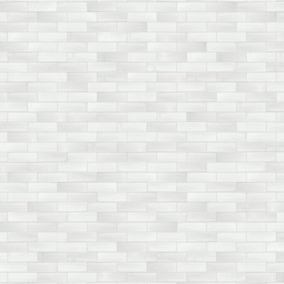 Qualis Ceramica Lisbon 2X6 White - Alternating 1/3