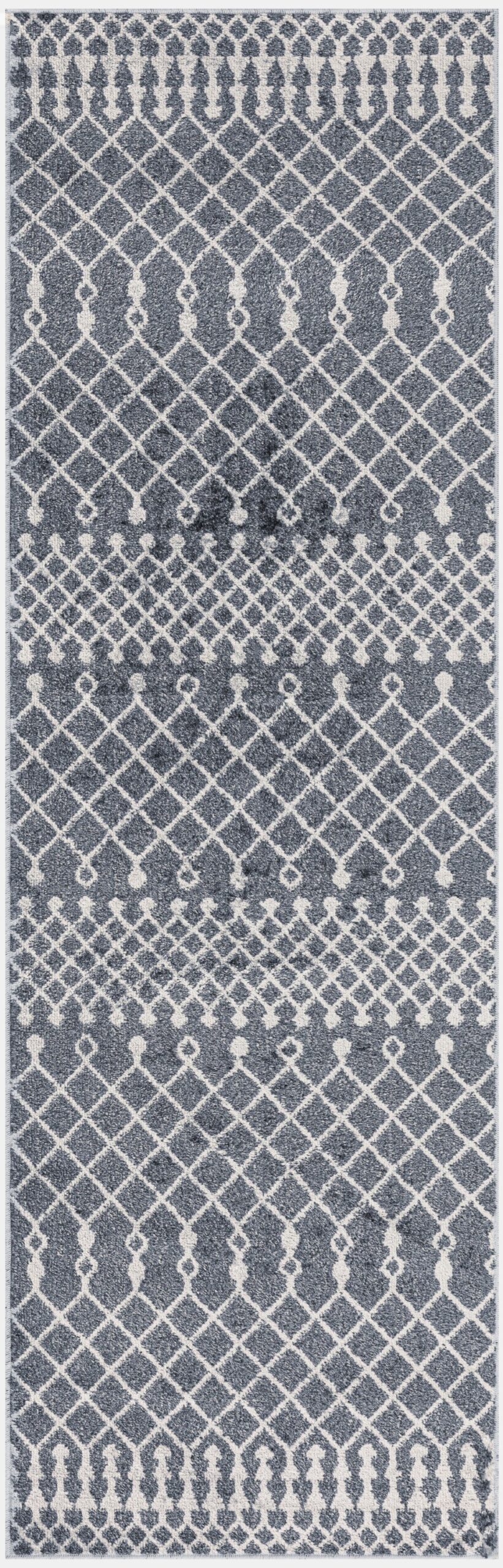 Nourison Home Nourison Astra Machine Washable ASW10 2' x 6' Denim Bohemian Indoor Rug