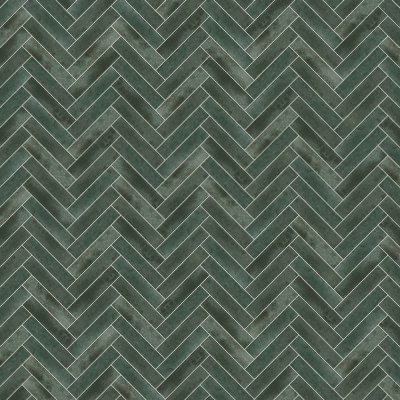 Qualis Ceramica Manhattan Uptown Teal 2X9 - Herringbone