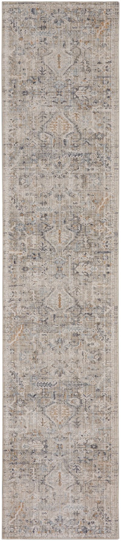 Nourison Home Nourison Lynx LNX02 12' x 15'9" Ivory Taupe Vintage Indoor Rug - 2'3" x 12'