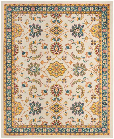 Nourison Home Nourison Nourison Essentials NRE05 6' x 9' Ivory Gold Vintage Rug - 5' x 7'