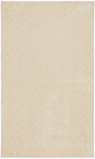 Nourison Home Nourison Washable Charm WCH03 2' x 6' Ivory Contemporary Indoor Rug - 3' x 5'