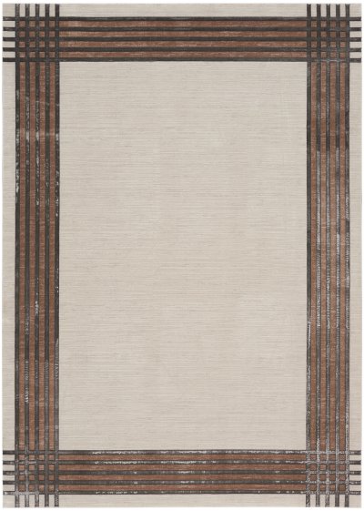 Nourison Home Nourison Desire DSR01 9' x 12' Ivory Silver Modern Indoor Rug - 9' x 12'