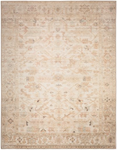 Nourison Home Nourison Vintage Washables VWS17 2' x 6' Beige Vintage Indoor Rug - 9'10" x 13'2"