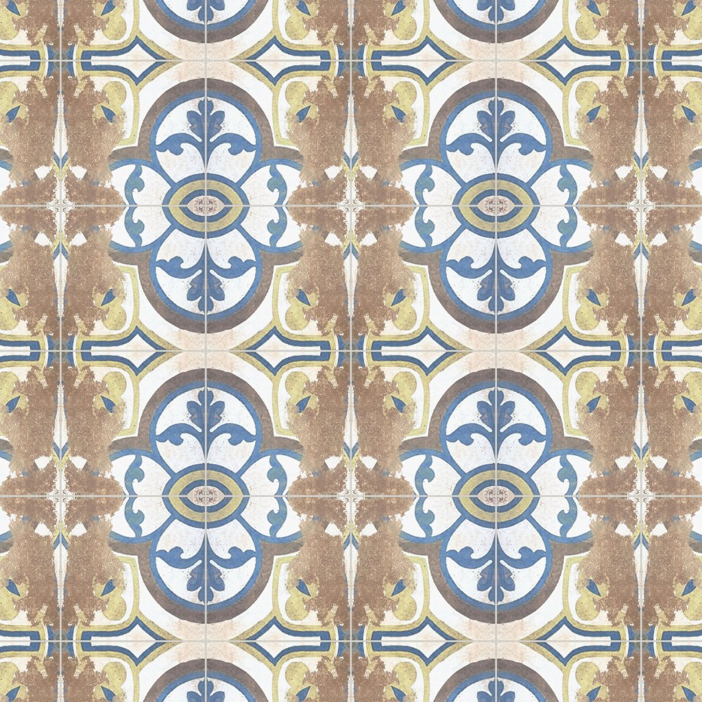 Qualis Ceramica Tuscany 24x24 Décor York