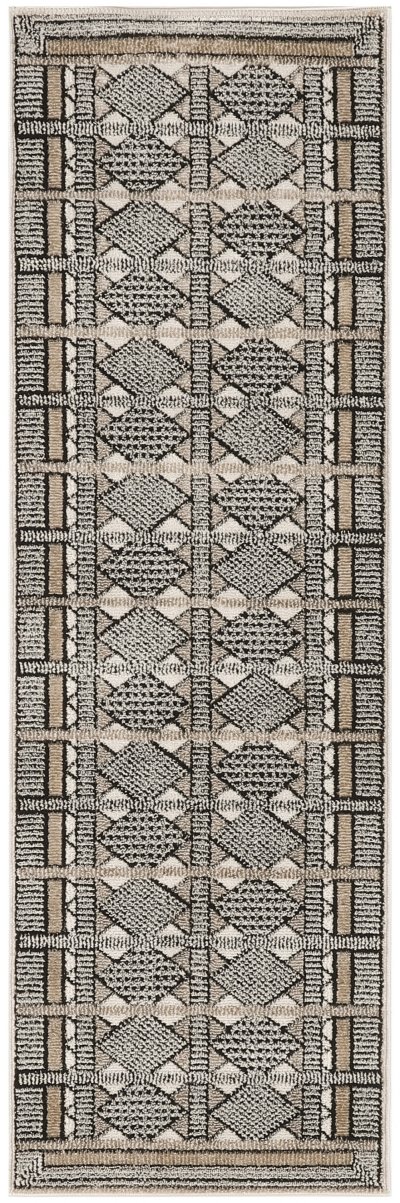 Nourison Home Nourison Nordic NRC06 8' x 10' Ivory Multicolor Modern Indoor Rug - 2' x 6'