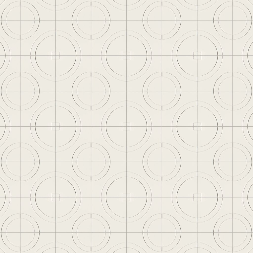 Marble Systems Autumn White Glossy Manukie Ceramic Accent Tiles 8x8 - Autumn White