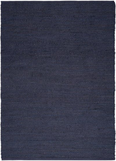Nourison Home Nourison Natural Jute NJT01 6' x 9' Navy Farmhouse Indoor Rug - 9' x 12'