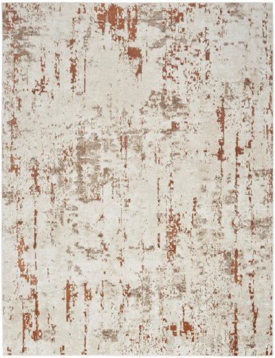 Nourison Home Nourison Concerto CNC01 6' x 9' Ivory Rust Modern Indoor Rug - 6' x 9'