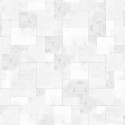 Qualis Ceramica Bianco Venatino Mini Versailles Polished Mosaic - 12" x 12"
