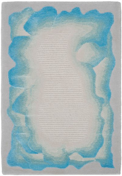 Nourison Home Nourison Prismatic PRS22 7'9" x 9'9" Sea Mist Blue Modern Indoor Rug - 2' x 3'
