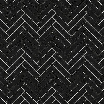 Qualis Ceramica Galaxia Nero 3x12 - 3" x 12"