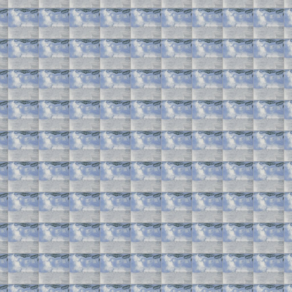 Marble Systems Mist Flower Matte Ceramic Tile 6x6 - Mist Flower