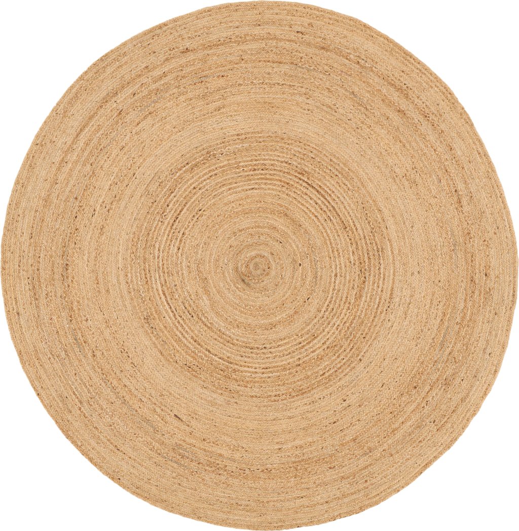Nourison Home Nourison Natural Jute NJT03 6' x Round Natural Farmhouse Indoor Rug