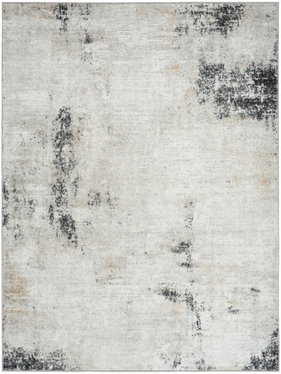 Nourison Home Nourison Dekor DEK07 4' x 6' Grey Charcoal Modern Indoor Rug - 4' x 6'