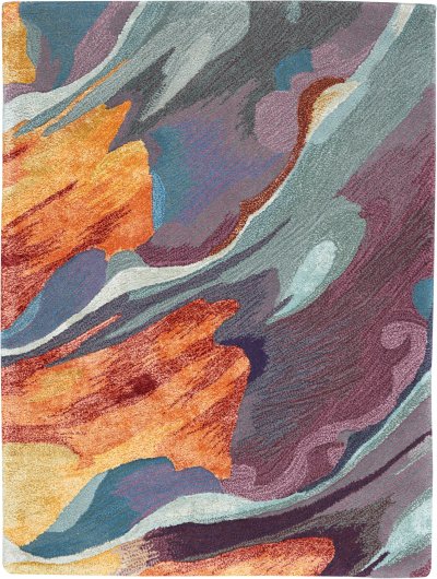 Nourison Home Nourison Prismatic PRS08 5'6" x 7'5" Multicolor Modern Indoor Rug - 2' x 3'