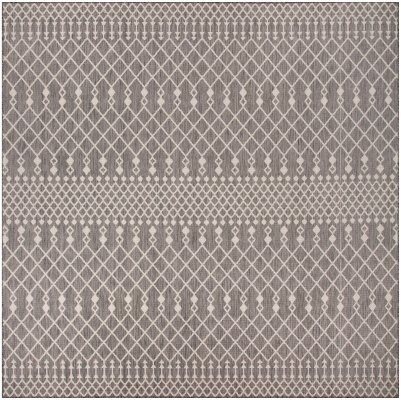 Nourison Home Nourison Positano POS02 10' x Square Charcoal Modern Rug - 12' x Square