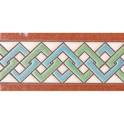 Marble Systems 157 B Glazed Ceramic Border Tiles 3x6 - 157 B - 3" x 6" x 3/8"