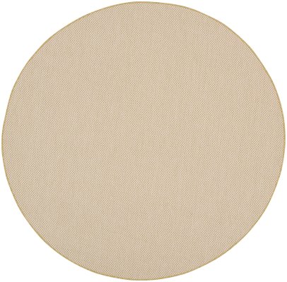 Nourison Home Nourison Courtyard COU01 2' x 3' Natural Modern Rug - 8' Round