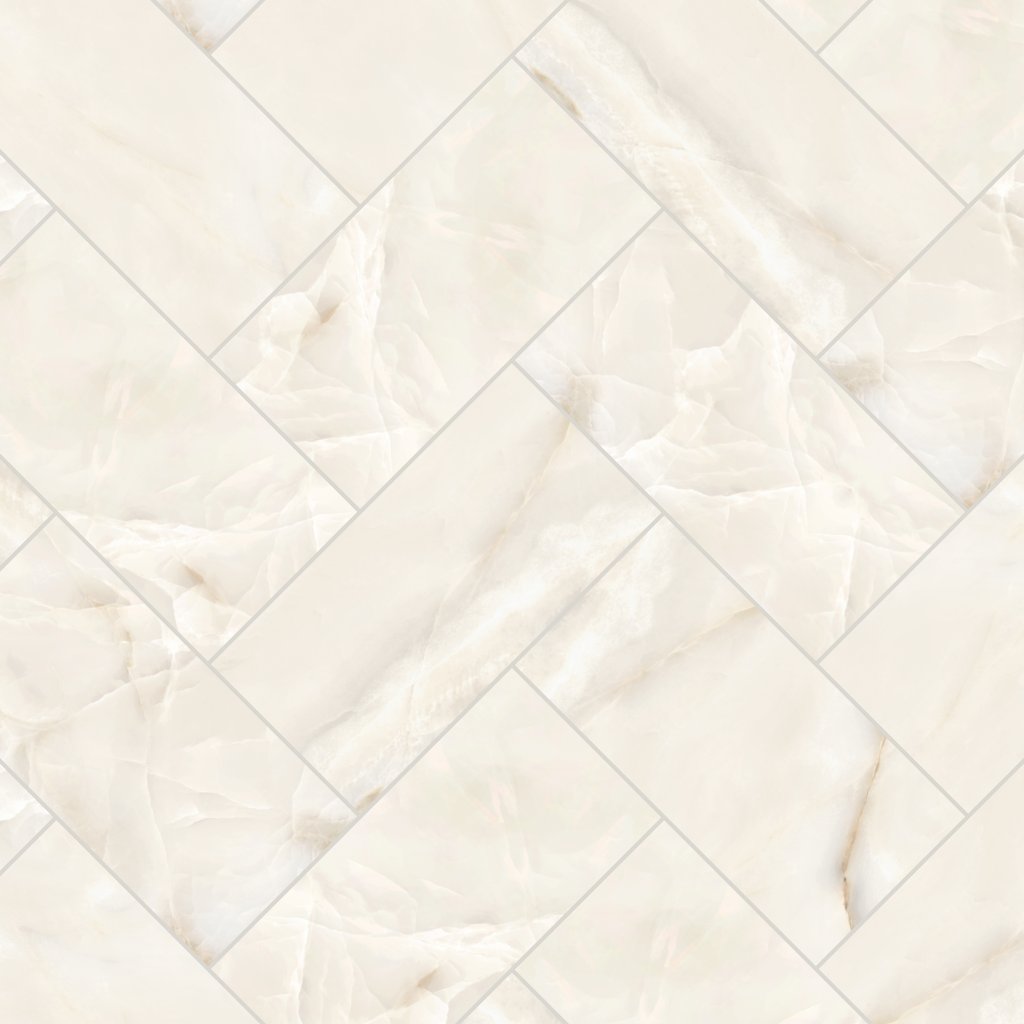 Qualis Ceramica Romance Intrigue Ivory 12X24 Polished - Ivory