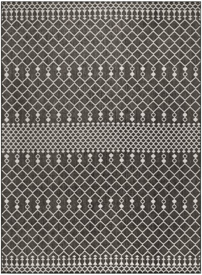 Nourison Home Nourison Positano POS02 12' x 15' Black Modern Rug - 8' x 10'