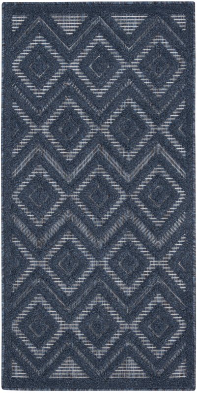 Nourison Home Nourison Versatile NRV01 8' x 10' Navy Blue Modern Rug - 2' x 4'
