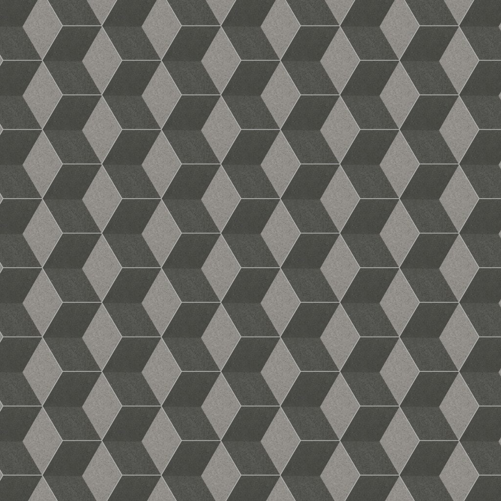 American Olean Crafter - Carbon Bloc Hex, Hexagon, 8, Matte (CF21) - Carbon Bloc Hex