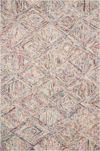 Nourison Home Nourison Linked LNK01 8' x 10'6" Multicolor Modern Indoor Rug - 5' x 7'6"