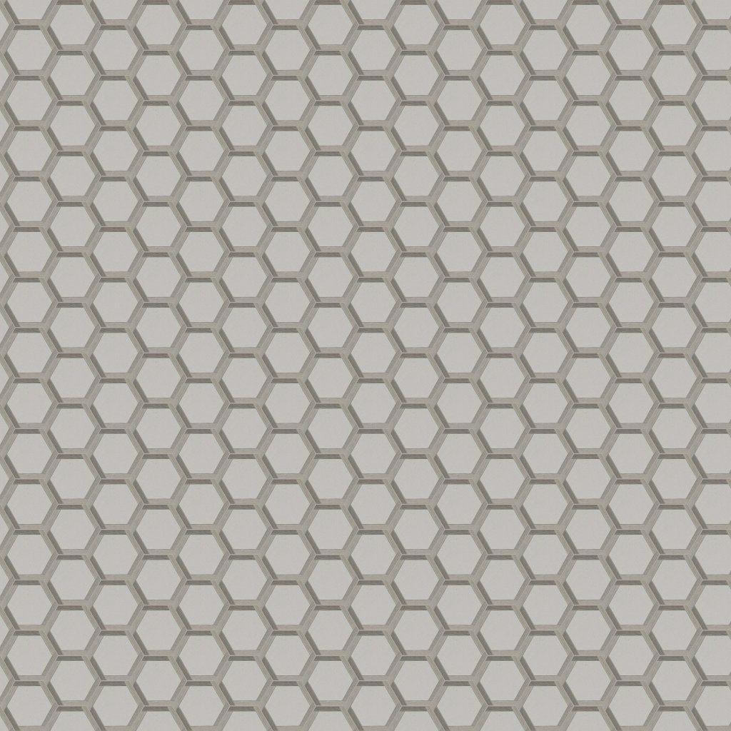 Marble Systems District Multi Finish Hexy Porcelain Mosaic 12 1/8x12 1/8 - District