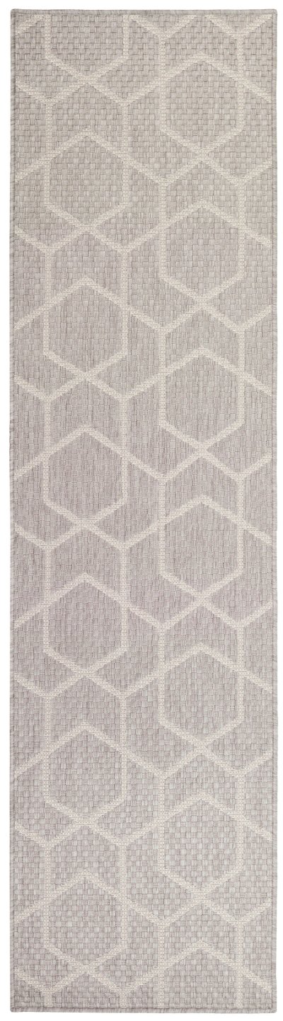 Nourison Home Nourison Horizon Indoor/Outdoor HOZ01 3' x 5' Grey Modern Rug - 2'2" x 8'