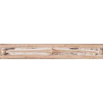 Marble Systems Fieldstone Creamware Glazed Avon Wash Ceramic Border Tiles 1x7 - Fieldstone Creamware - 1" x 7" x 3/8"