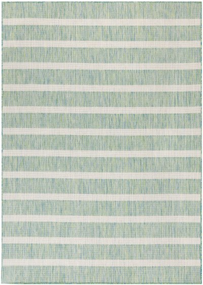 Nourison Home Nourison Positano POS03 2'2" x 12' Blue Green Ivory Modern Rug - 9' x 12'