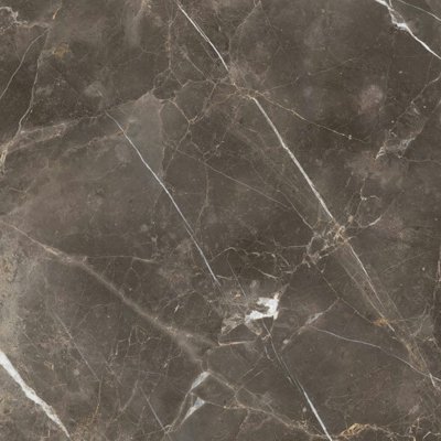 Qualis Ceramica Royal Stoneworks 63X126 Regal Brown Marble Polished - Grid