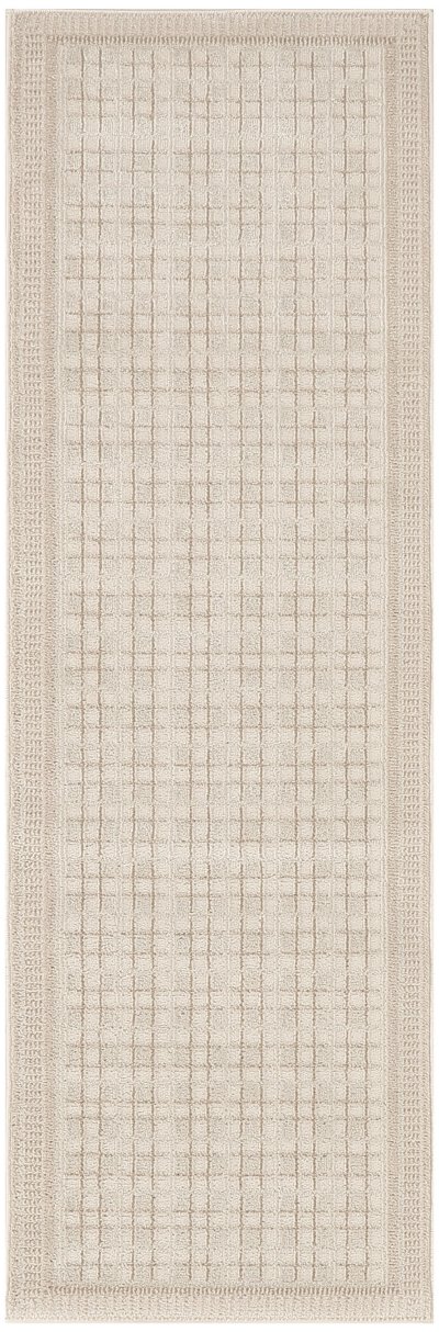Nourison Home Nourison Nordic NRC03 4' x 6' Ivory Modern Indoor Rug - 2' x 6'