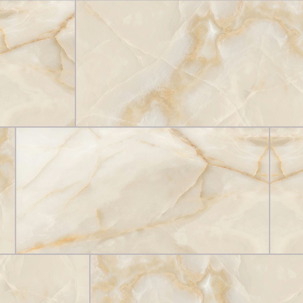 Qualis Ceramica Romance Charmed Beige 24X48 Polished - Beige