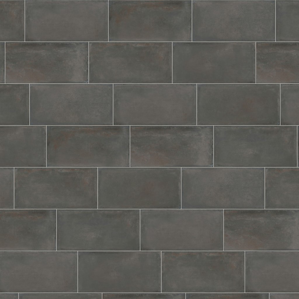 Qualis Ceramica Charleston Palms Steel 8X16F