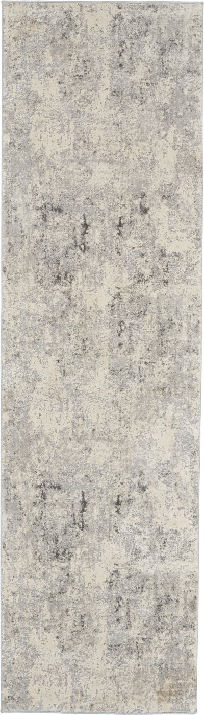 Nourison Home Nourison Rustic Textures RUS07 7’10” x Round Grey Beige Modern Indoor Rug - 2'2" x 7'6"