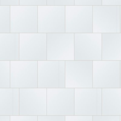 Qualis Ceramica Satin 13x13 White - Alternating 1/3