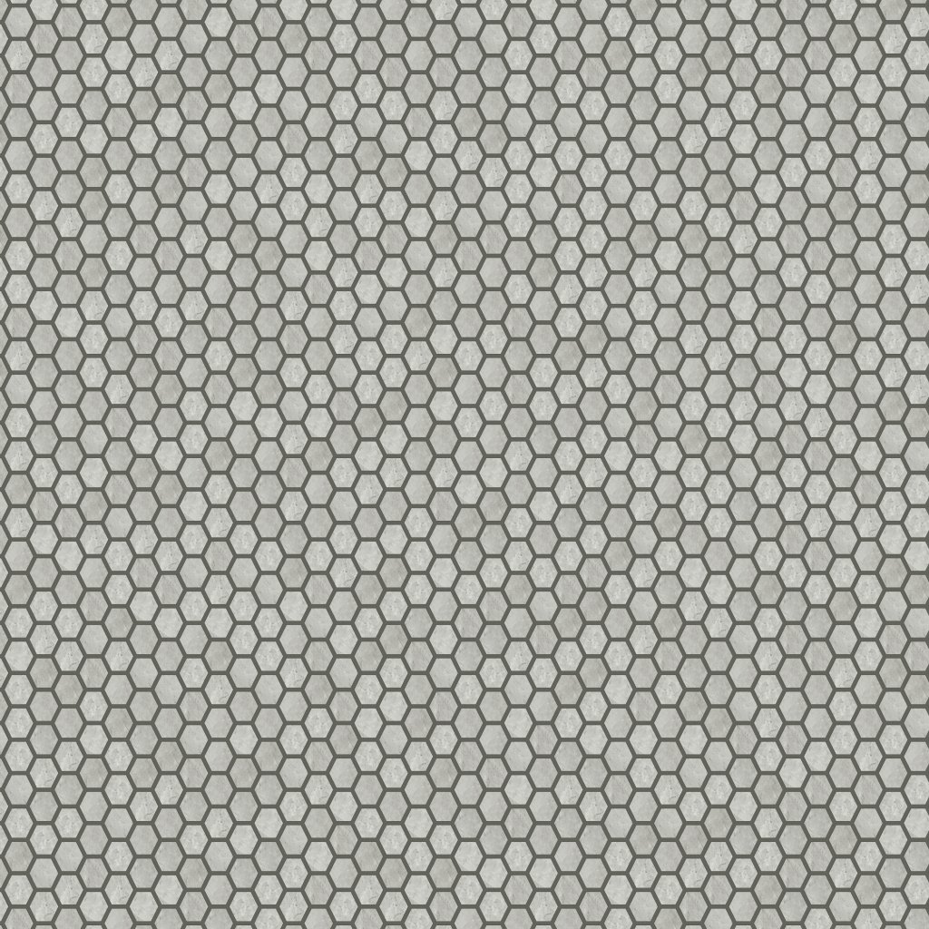 Qualis Ceramica Luxury Roma Argento 2" Hexagon Honed - Grey