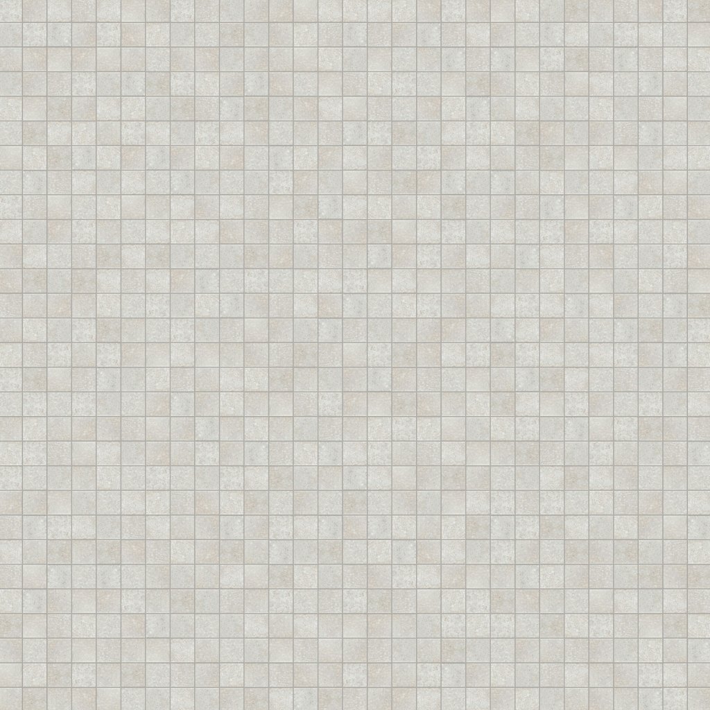 Marble Systems New York Light Gray Honed 2x2 Porcelain Mosaic 12x12 - New York Light Gray